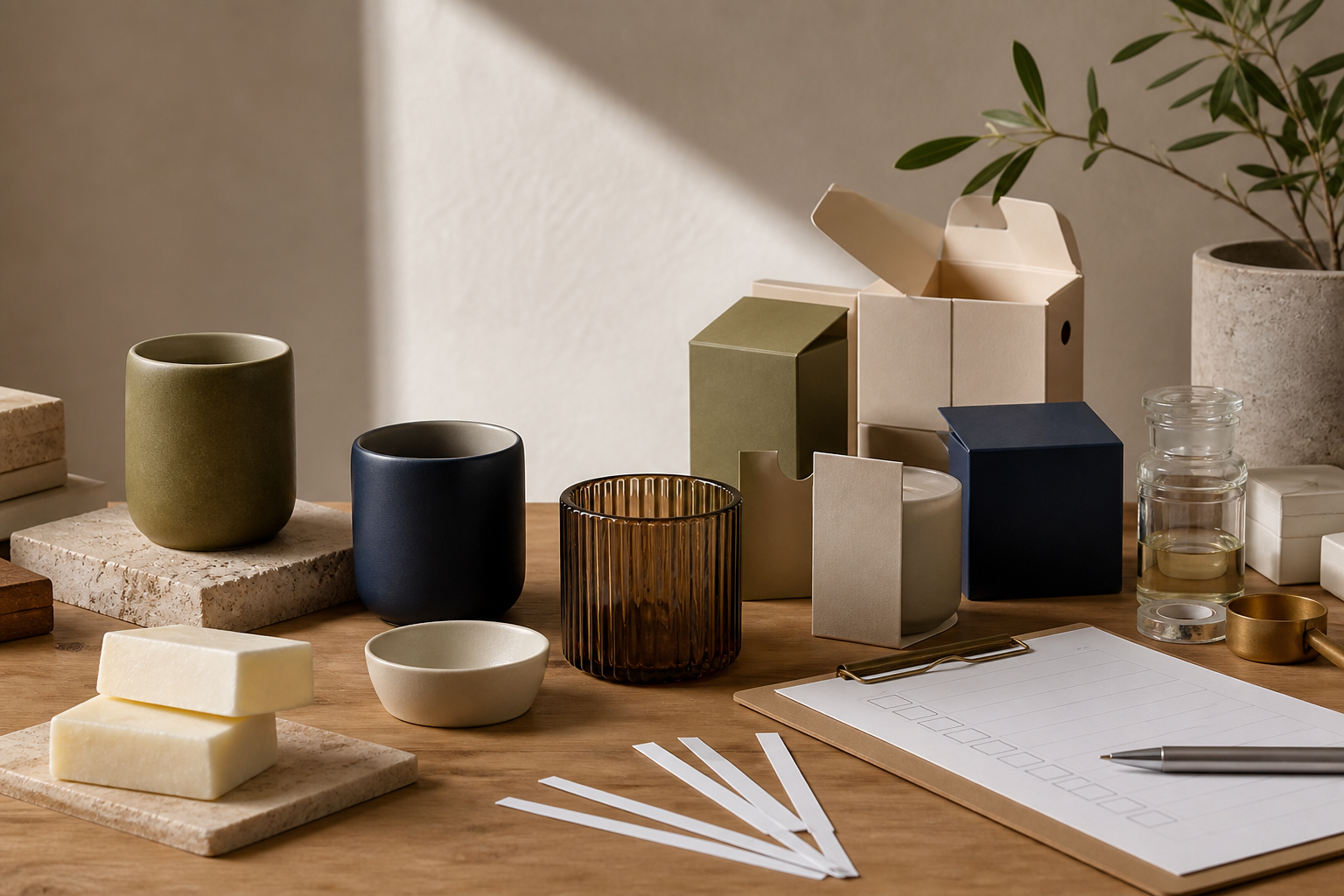 Generated concept visual of material and packaging review