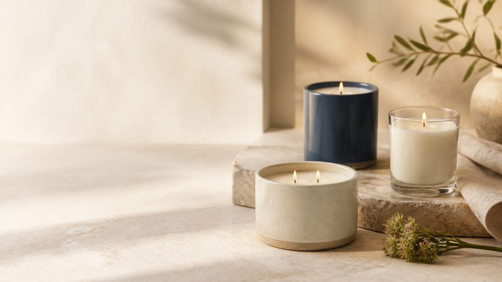 Scented candle product family