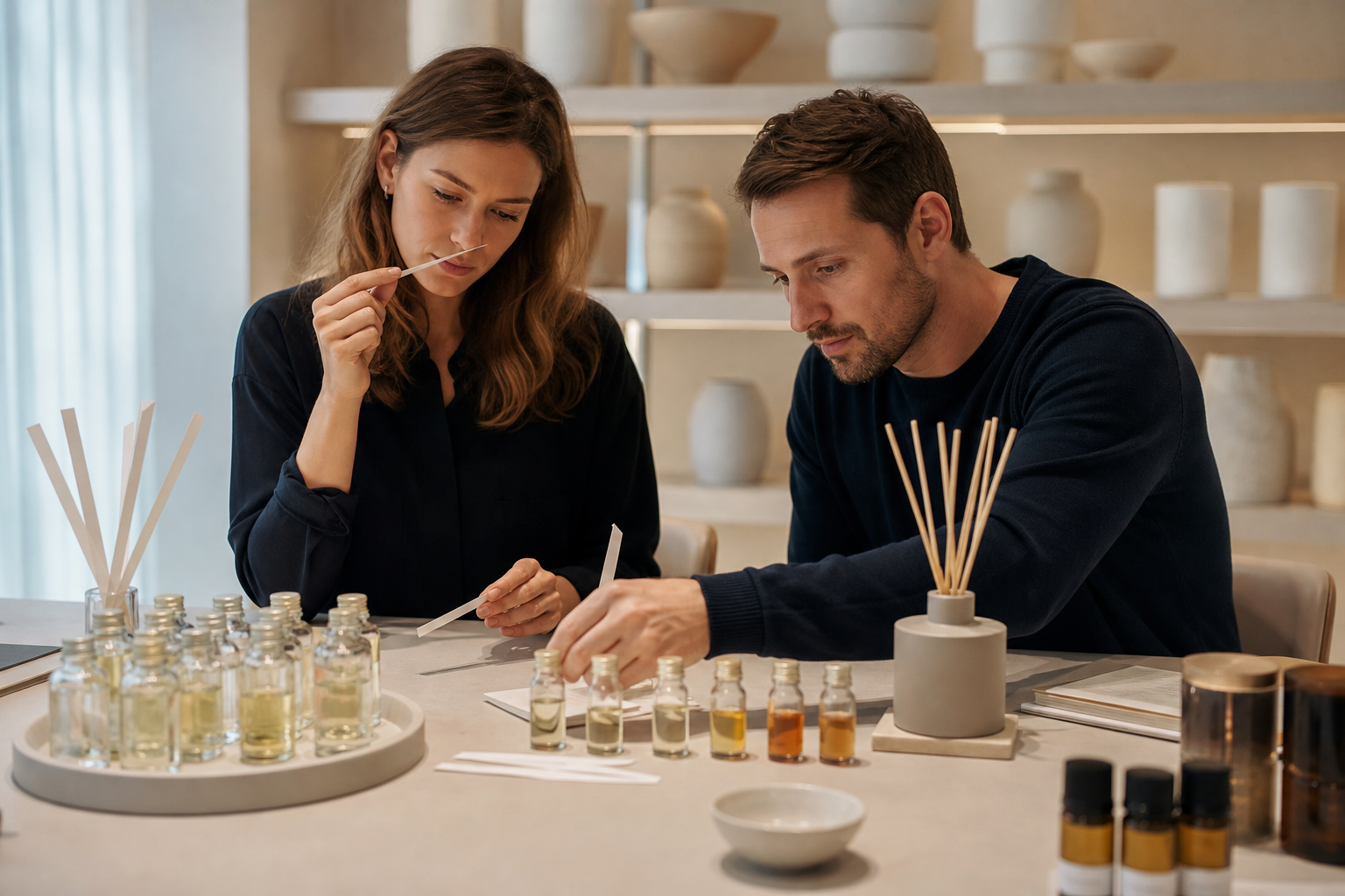 Concept visual for fragrance development