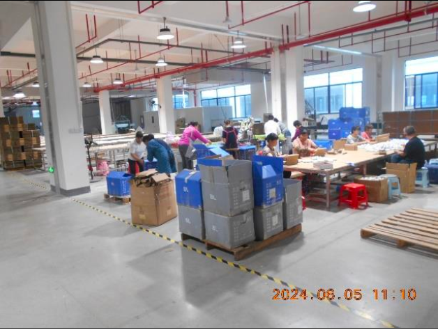 Source photograph of work in process on a production floor