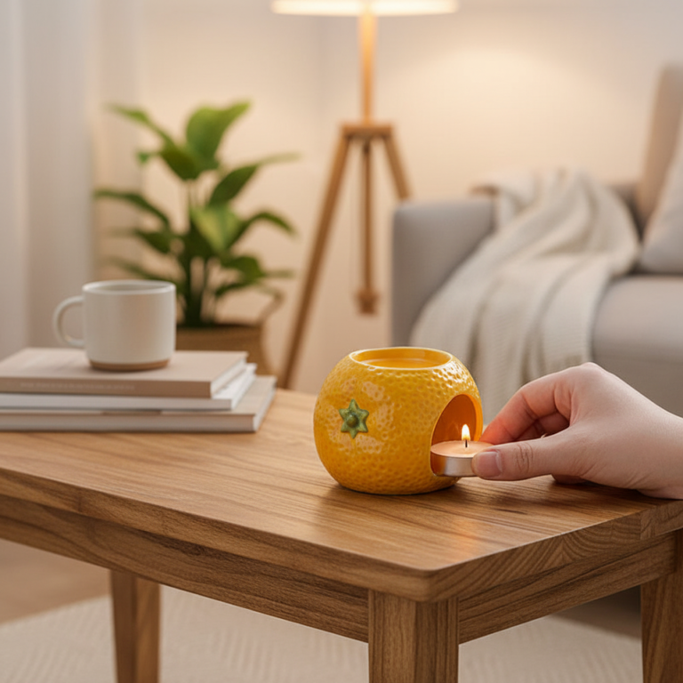 Fruit-shaped Non-electric Ceramic Wax Melt Burner