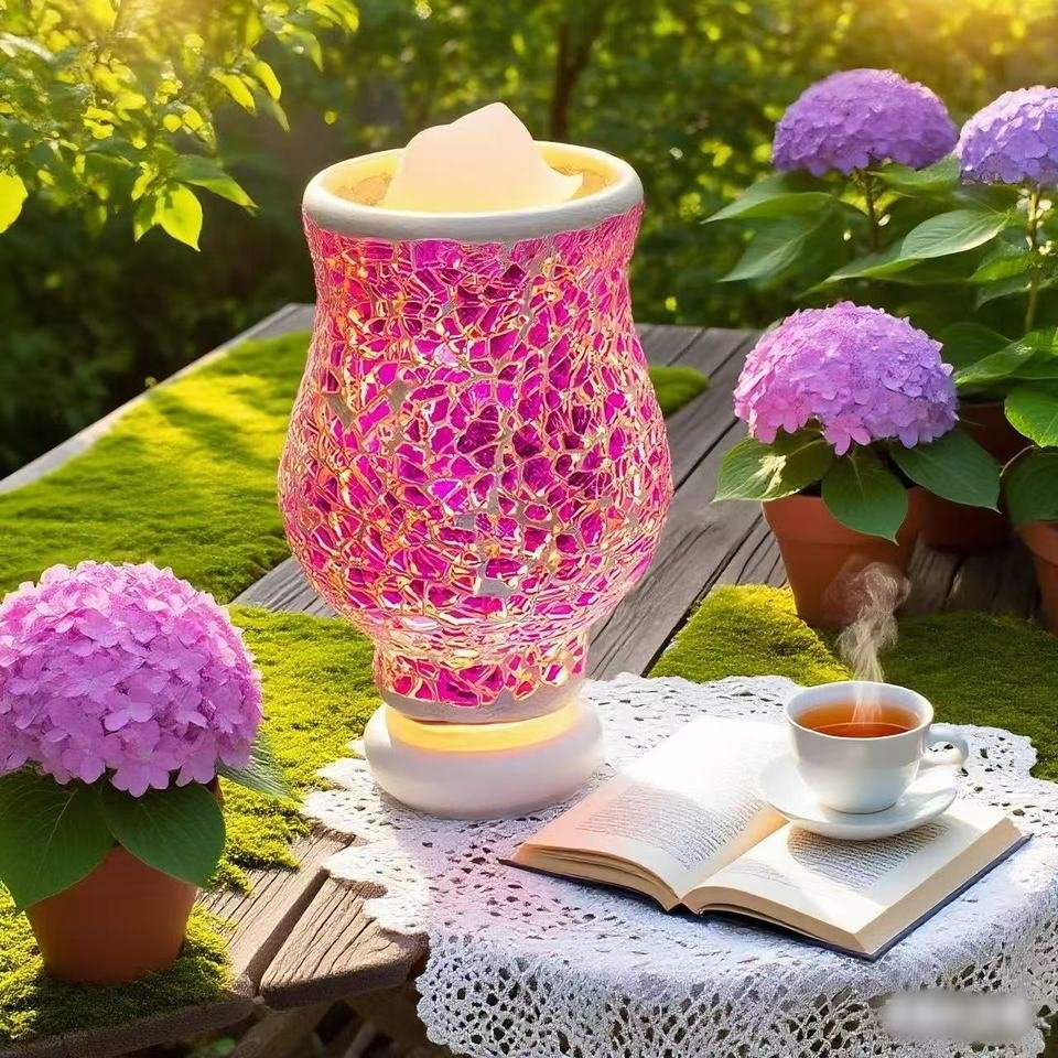 Mosaic Plug-in Glass Wax Warmer